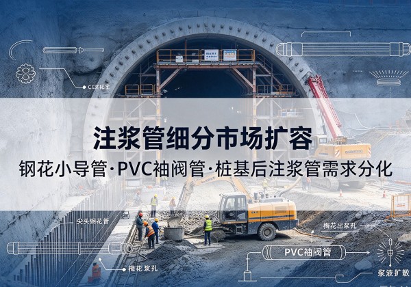徐汇区注浆管细分市场扩容，隧道钢花小导管、PVC 袖阀管、桩基后注浆管需求分化
